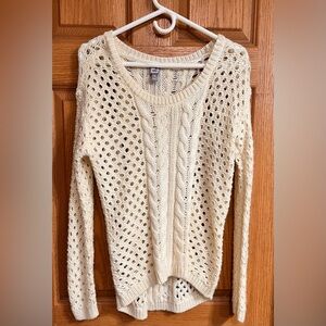 JCP Cream Cable Knit Sweater